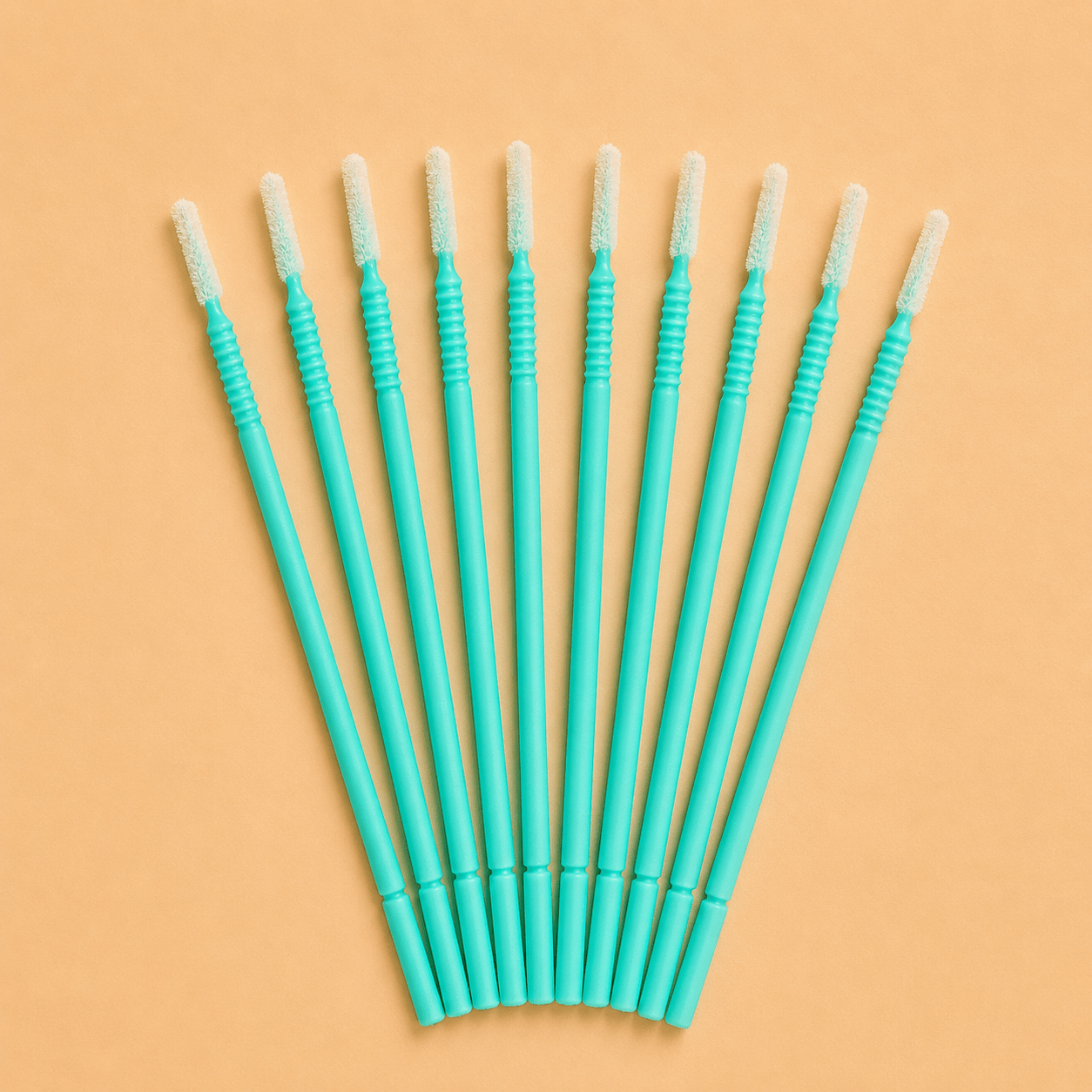 Front packaging view of the LBLA Professional Lint-Free Micro Swabs 100-count storage box.