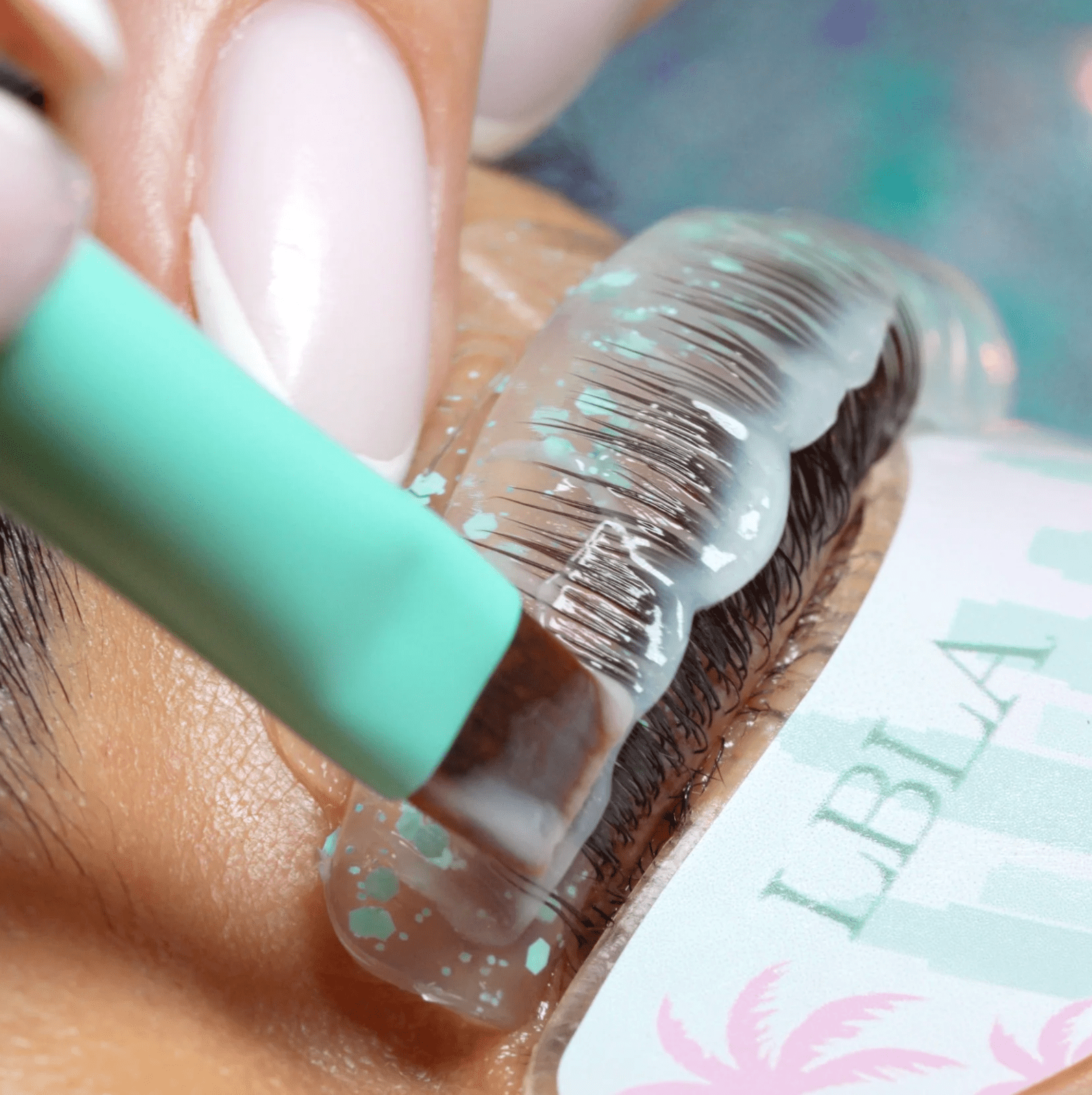 Clear front label and product details on the Miko by LBLA Bold Lift Brush #1 packaging.