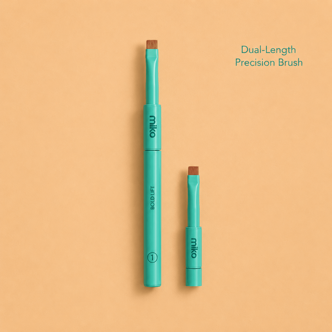 Miko by LBLA Korean Lash Lift Bold Lift Brush #1 packaging for professional lash wrapping and lotion application.