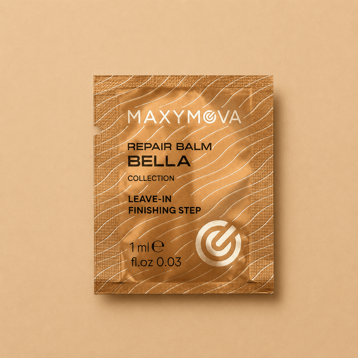 Maxymova Bella Collection Step 3 Repair Balm Sachets by House of Beauty USA, featuring 10 x 1ml leave-in conditioning treatments for lashes and brows.