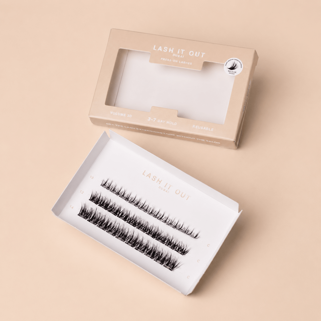 BARELY THERE Easy application Pre - Glued Extension clusters - House of Beauty Global