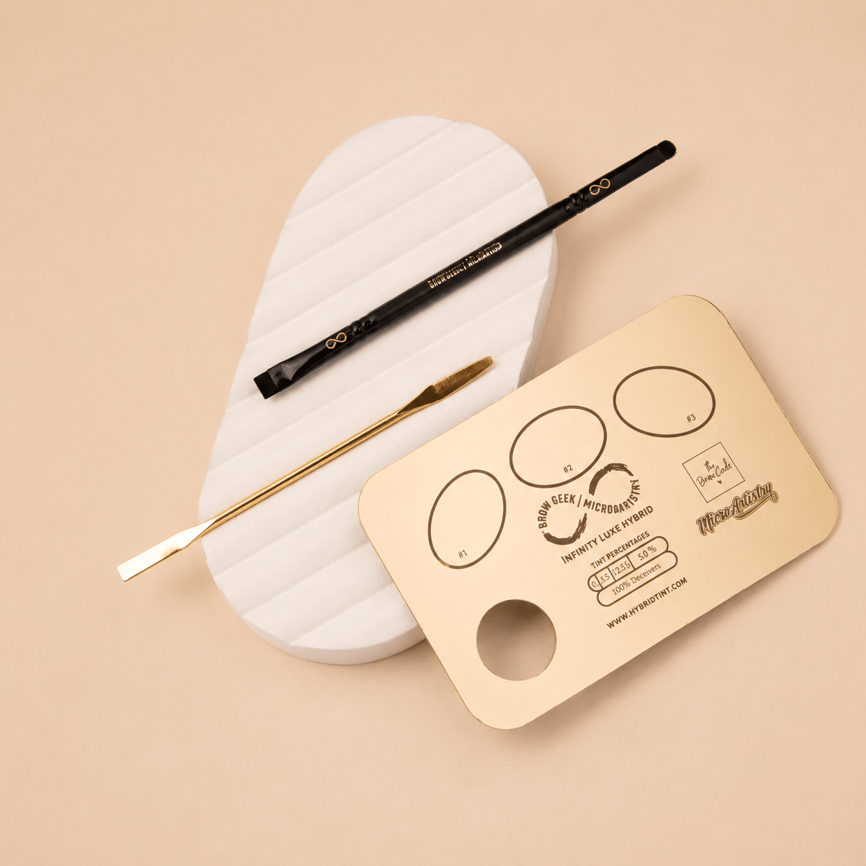 Infinity - Gold Lift and Tint Palette with Buff and Blend Brush - House of Beauty Global