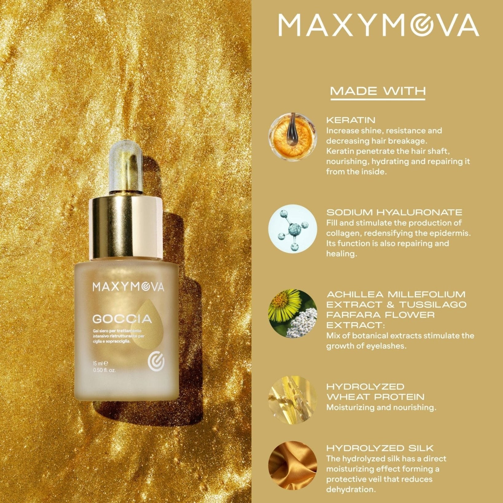 MAXYMOVA GOCCIA 15 ml (GOLD BOTOX) - House of Beauty Global