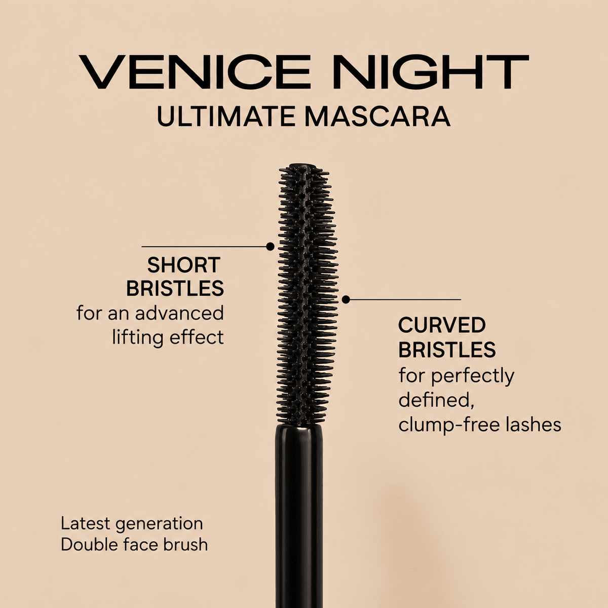 Venice Night Lash Lift Mascara for Definition, Curl & Length | Ultra Black | Maxymova - House of Beauty USA