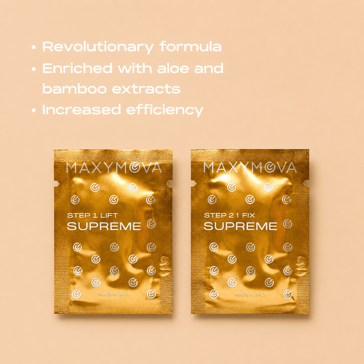 Supreme STEP 2 sachets 1.5ml (5 Pack) for lash lifts and brow lami | Maxymova - House of Beauty USA