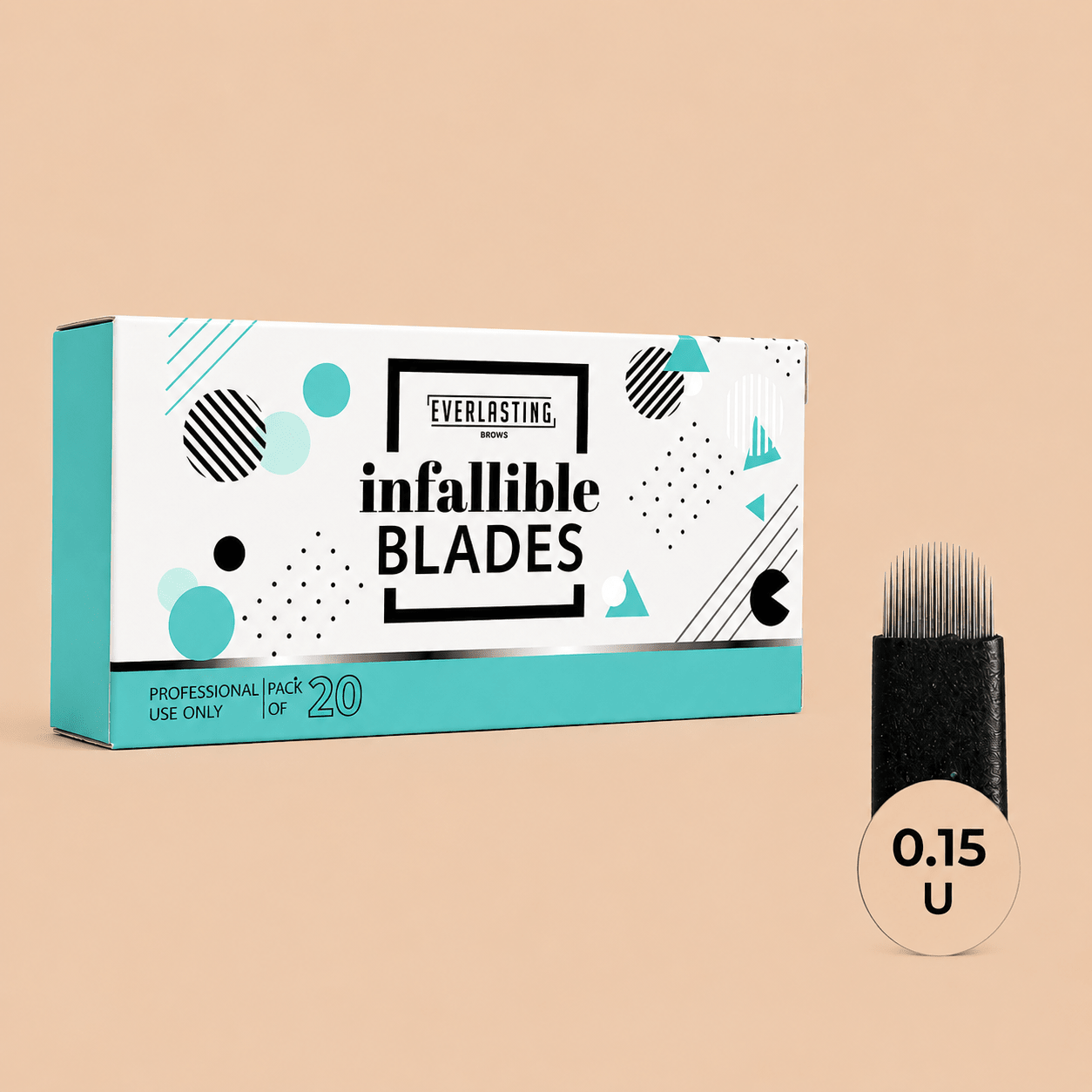 Infallible Microblading NANO U 0.15 Blades (20 pack) | Everlasting Brows - House of Beauty USA