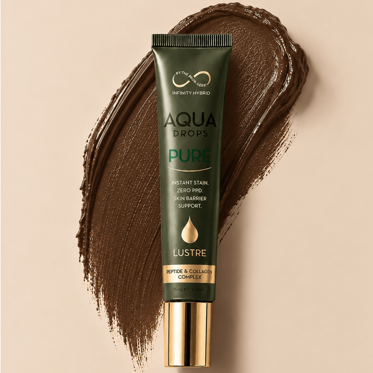 Aqua Drops® Pure | PPD-Free Liquid Hybrid Brow Tint 15ml | Infinity - House of Beauty USA