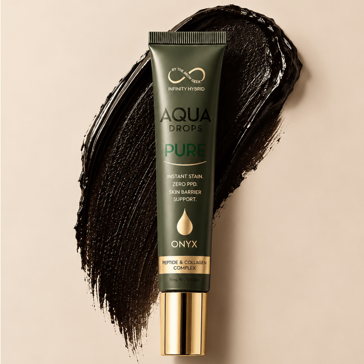Aqua Drops® Pure | PPD-Free Liquid Hybrid Brow Tint 15ml | Infinity - House of Beauty USA