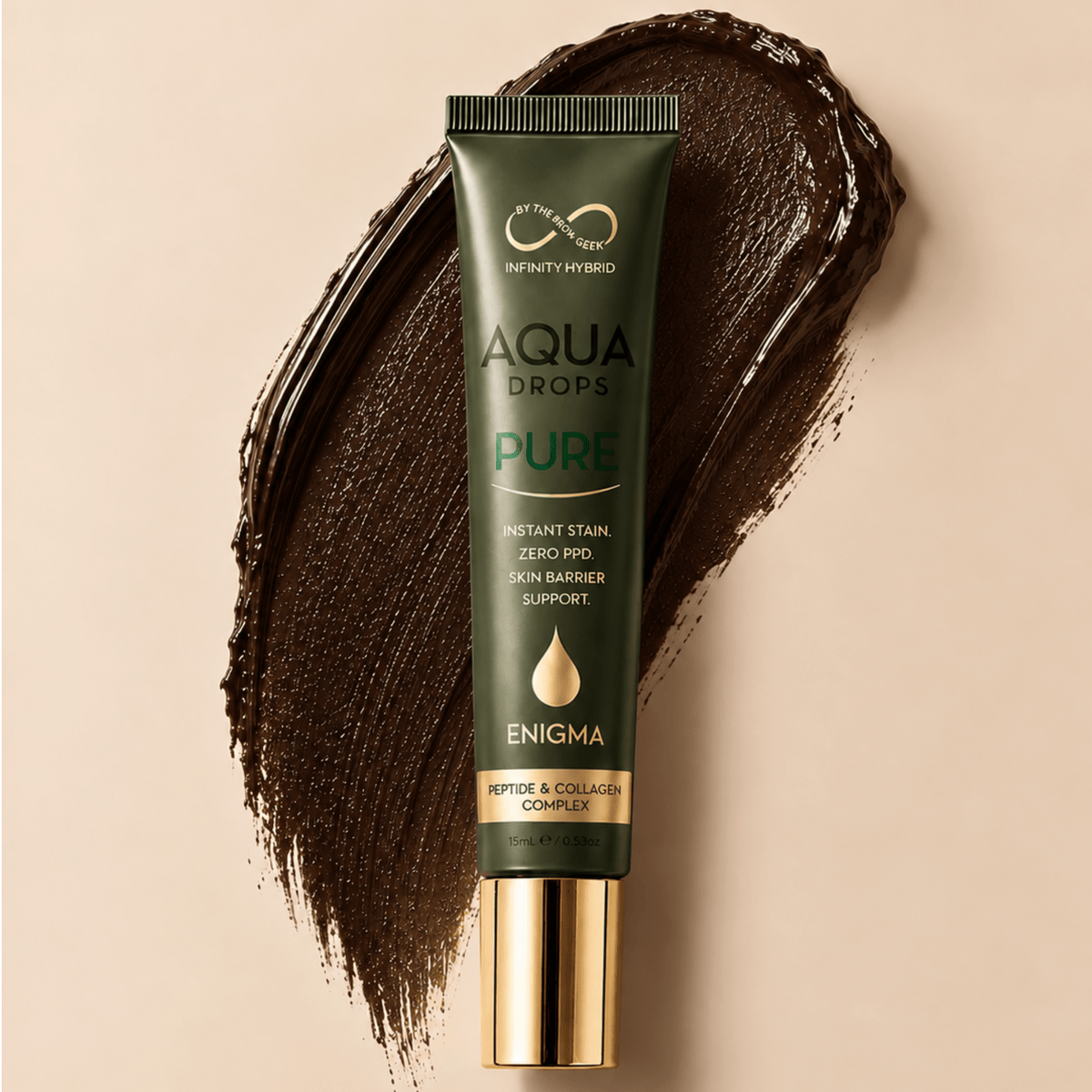 Aqua Drops® Pure | PPD-Free Liquid Hybrid Brow Tint 15ml | Infinity - House of Beauty USA