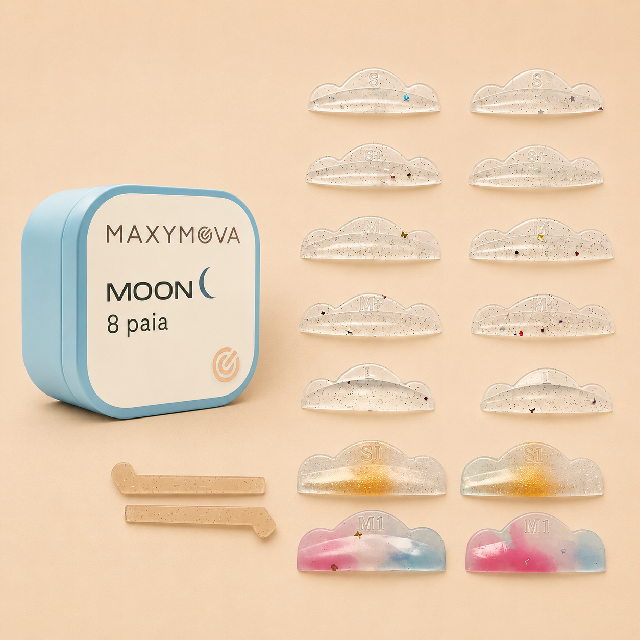 Moon Shield for lash lifts (8Pairs) | Maxymova