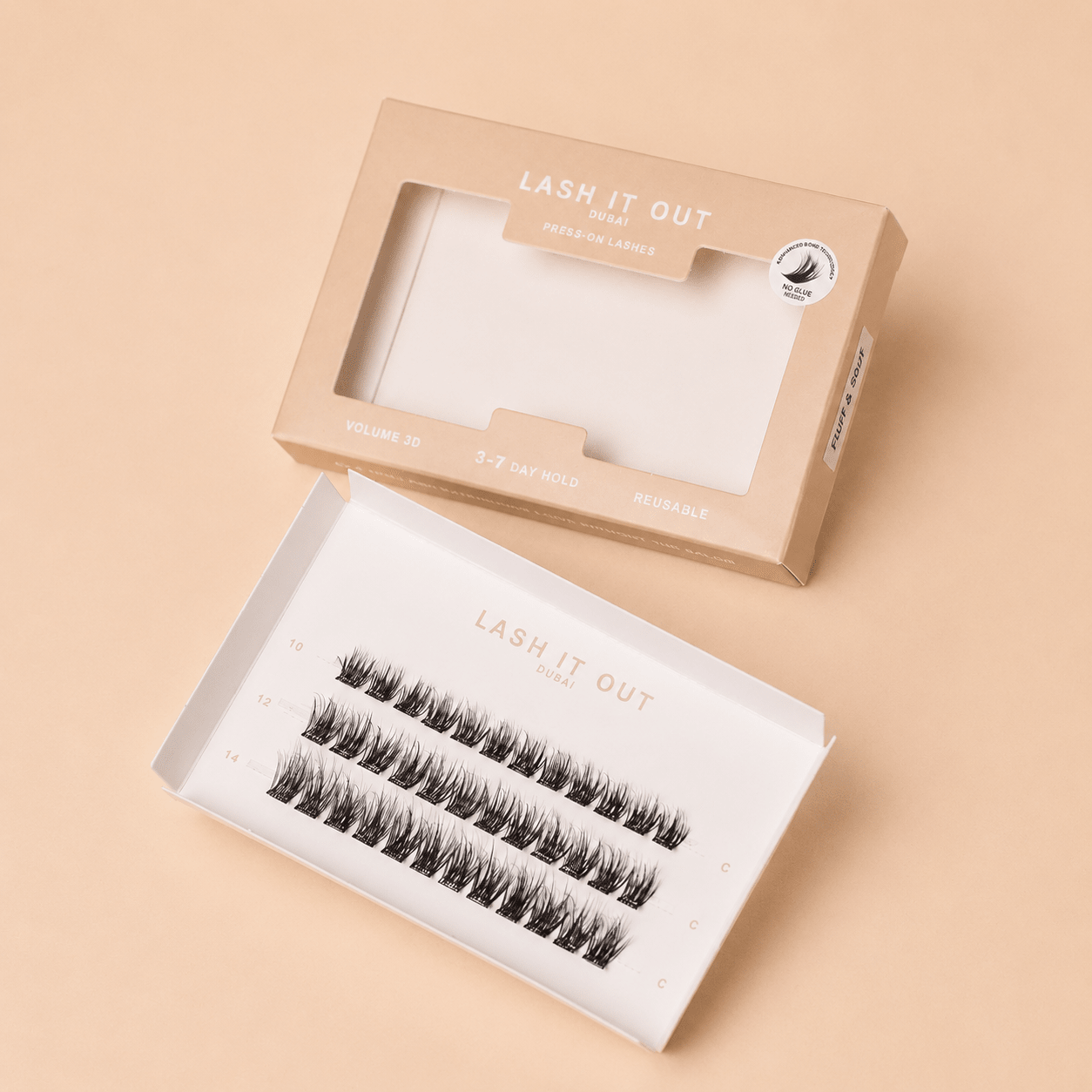 FLUFF & STUFF Easy application Pre - Glued Extension clusters - House of Beauty Global
