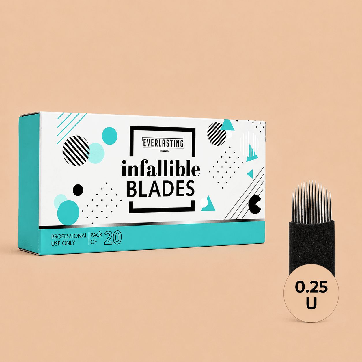 Infallible Microblading Blades U 0.25 (20 pack) | Everlasting Brows - House of Beauty USA