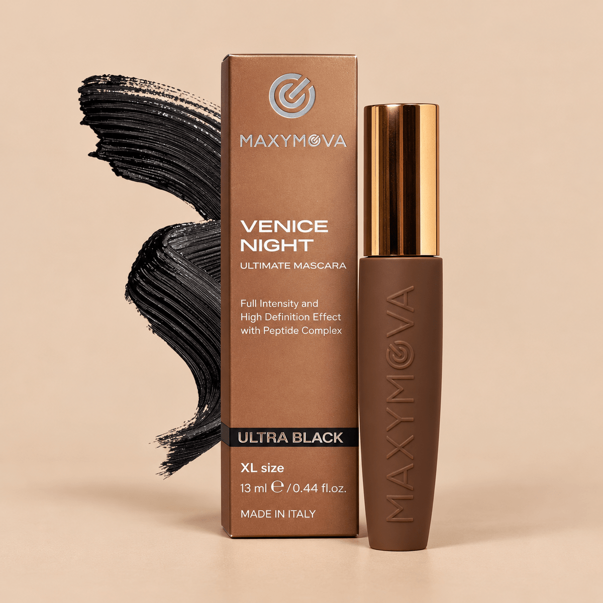 Venice Night Lash Lift Mascara for Definition, Curl & Length | Ultra Black | Maxymova - House of Beauty USA