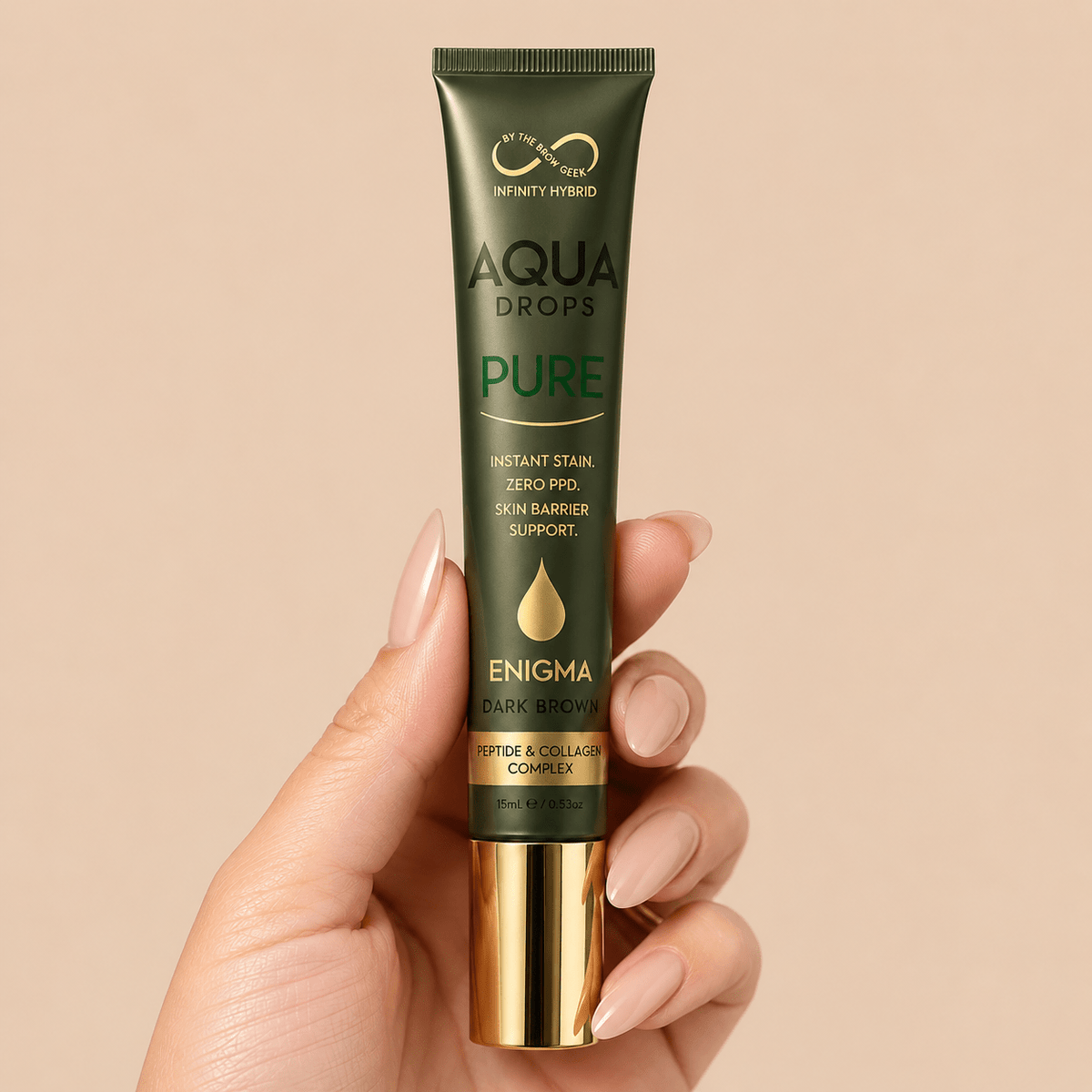 Aqua Drops® Pure | PPD-Free Liquid Hybrid Brow Tint 15ml | Infinity - House of Beauty USA