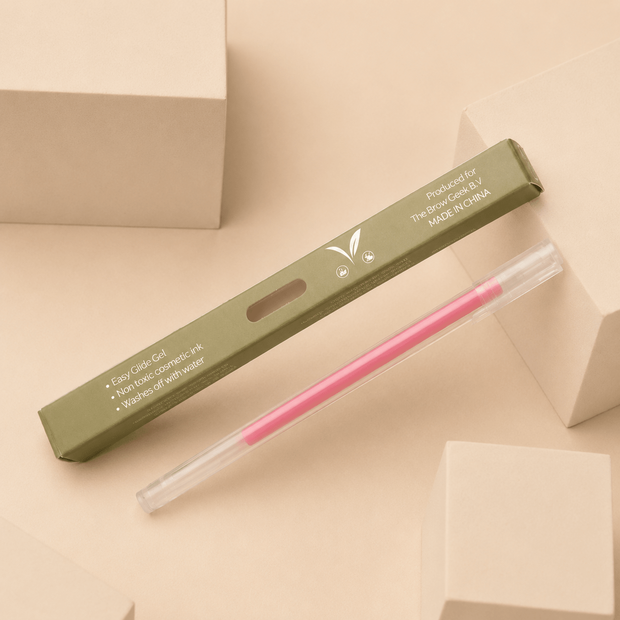 The Brow Geek Ultra Precise Gel Mapping Pen by House of Beauty USA, featuring an ultra-fine tip for crisp brow mapping lines.